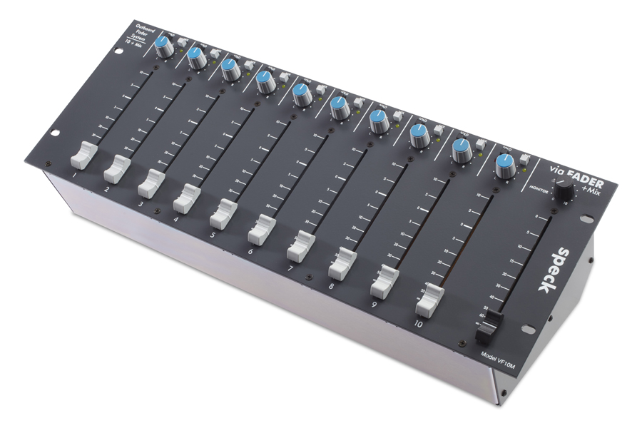 Speck Electronics introduces the via Fader Outboard Fader System