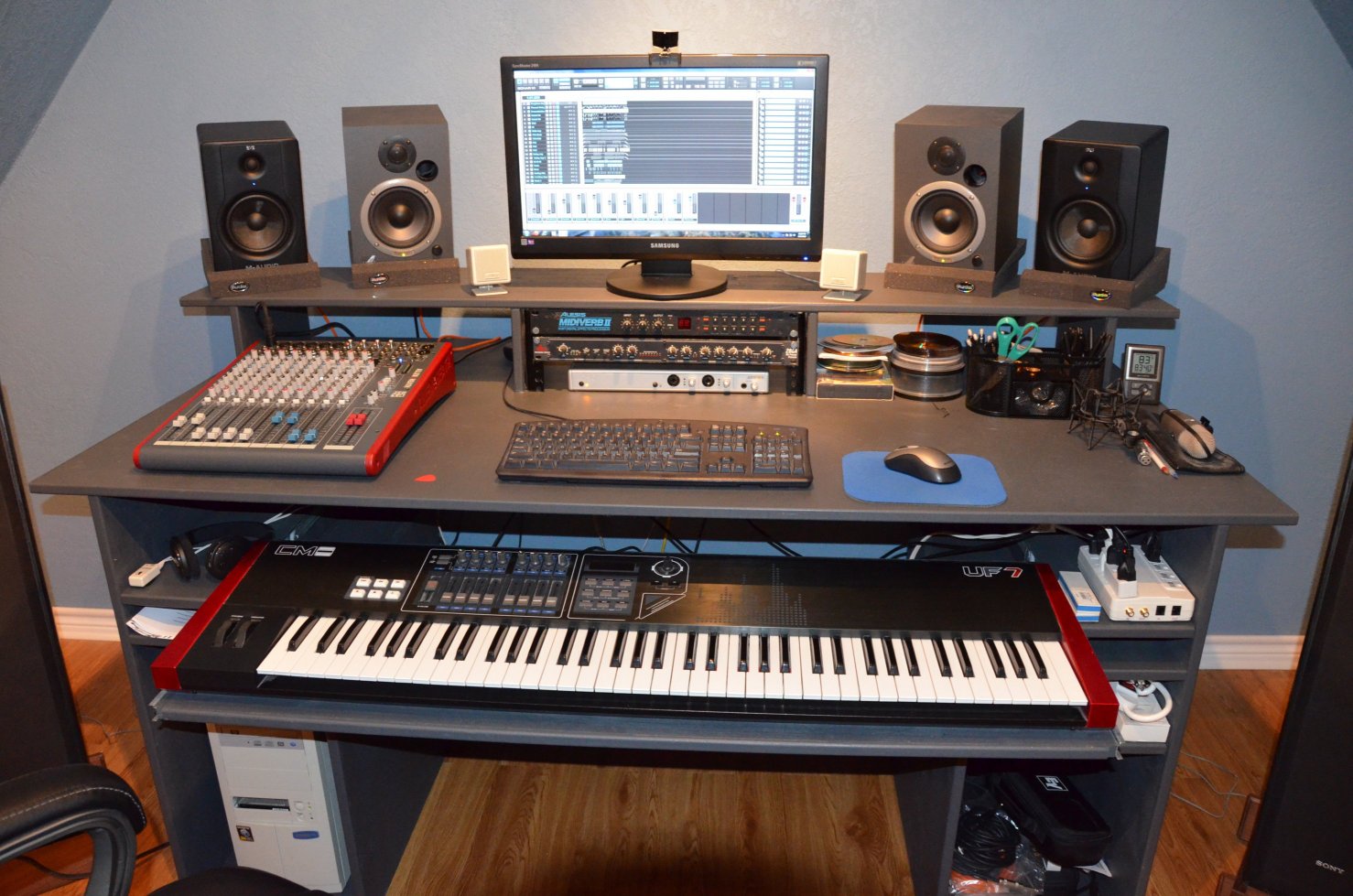 Small Recording Studio Desk | Joy Studio Design Gallery - Best Design